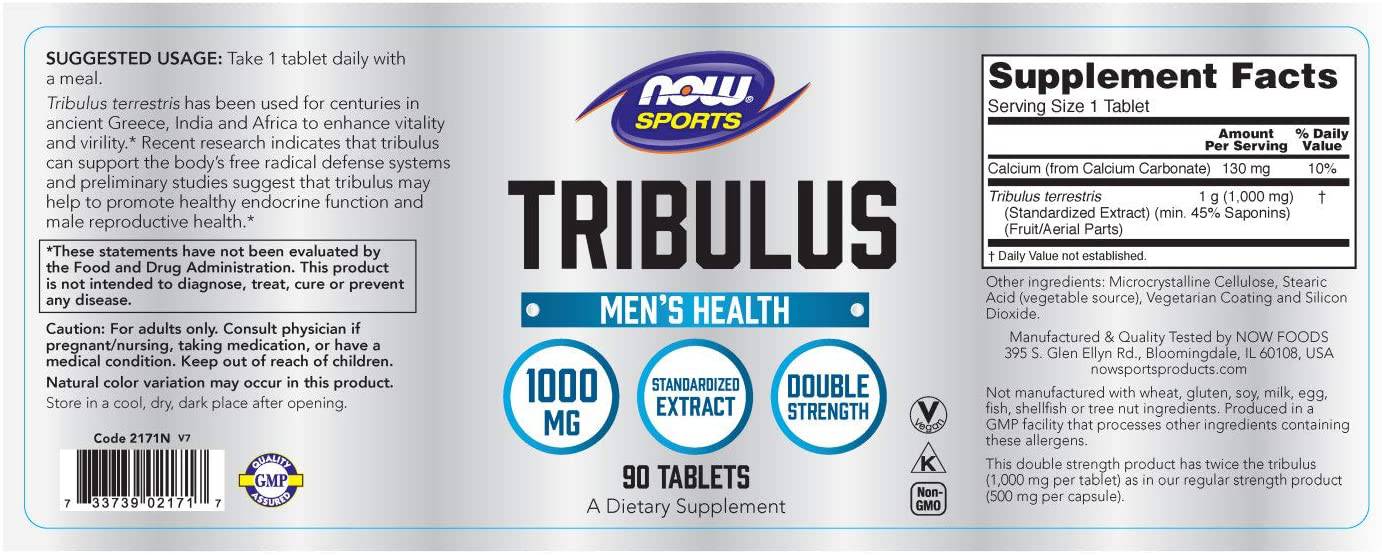 Tribulus 1000 mg - 90 comprimés