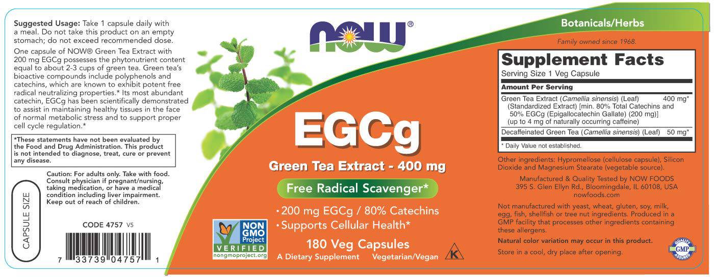 EGCG/Extrait de thé vert 400 mg - 90 capsules