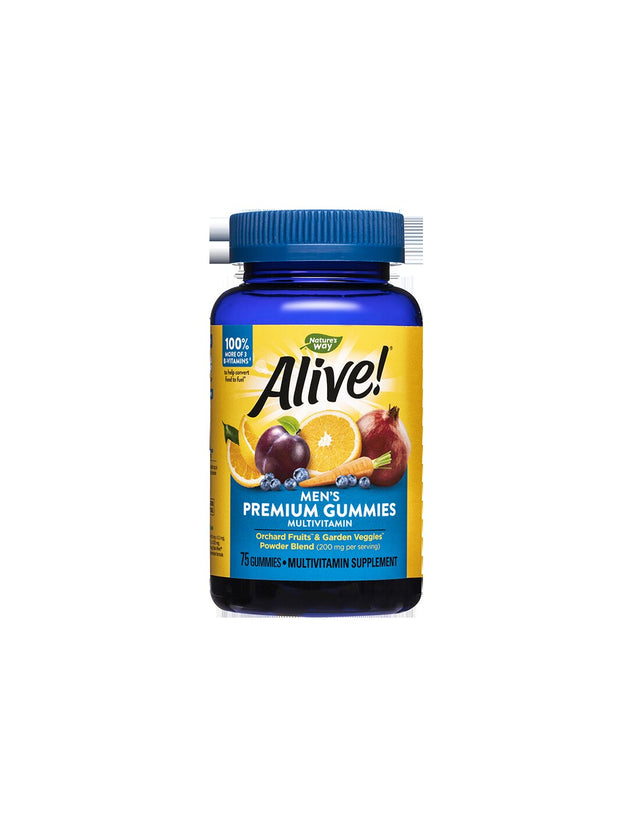 Alive! Men's Gummy Vitamins - 75 Дъвчащи таблетки - Feel You