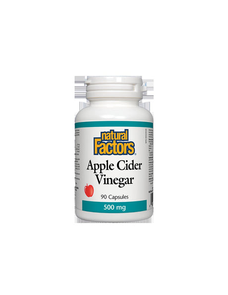 Apple Cider Vinegar/ Ябълков оцет 500 mg х 90 капсули Natural Factors - Feel You