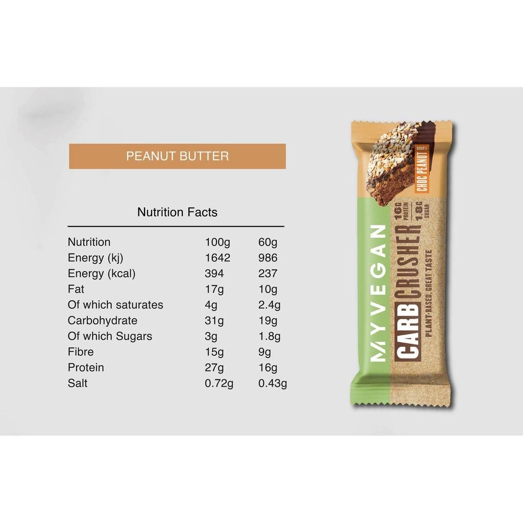 Crusheur de glucides végétaliens - 60 grammes