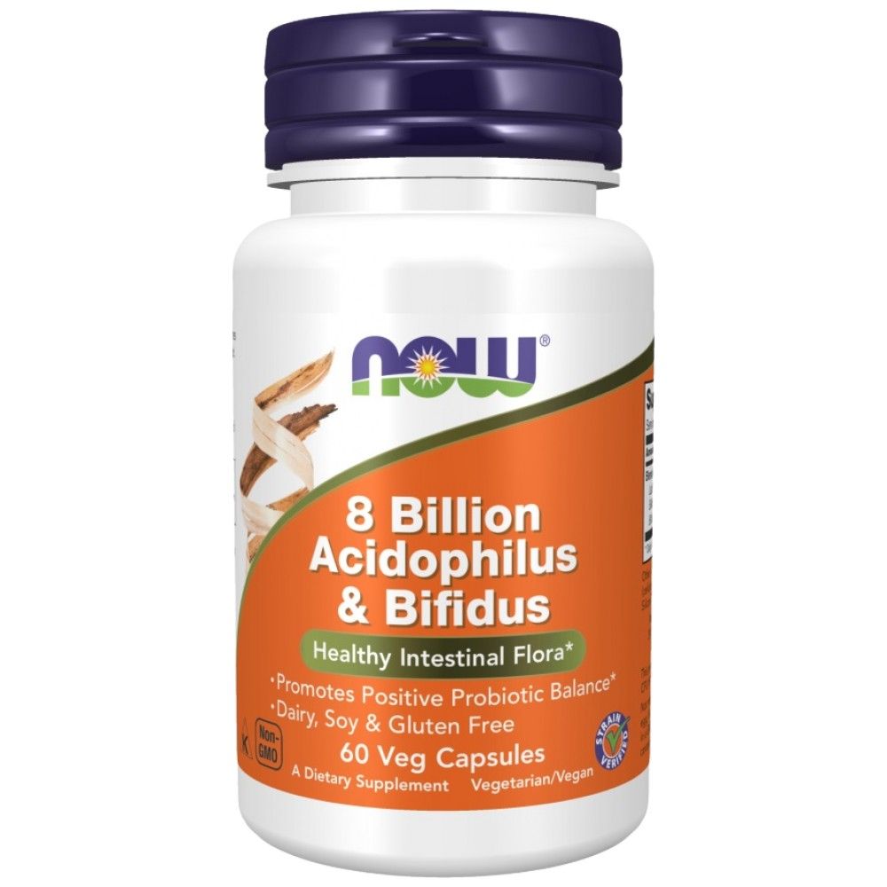 8 milliards d'acidophilus et de bifidus - 60 capsules