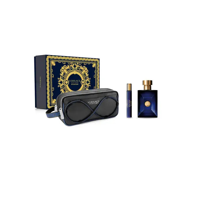 <tc>VERSACE</tc> Dylan Blue Eau de Toilette Vaporisateur 100 ml Coffret 3 Pièces