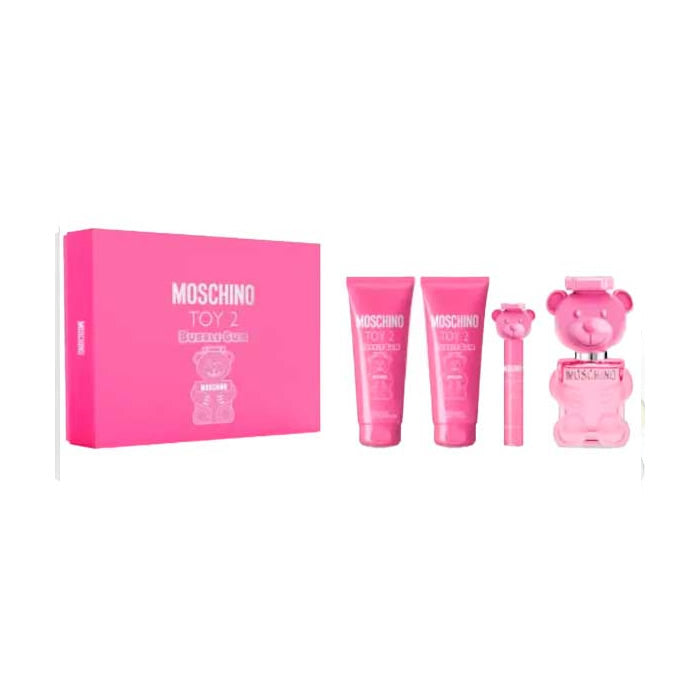 <tc>MOSCHINO</tc> Coffret 4 pièces Eau de toilette en vaporisateur Toy 2 Bubble Gum 100 ml