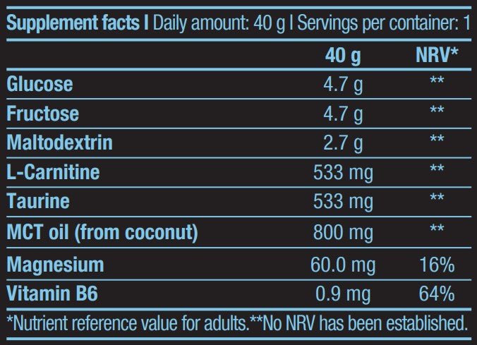 Gel énergétique pro/40 g