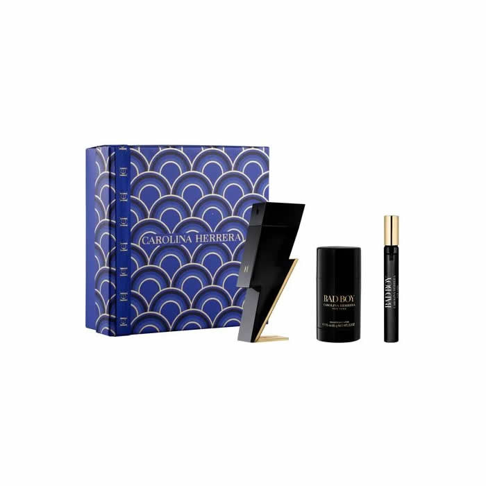 <tc>CAROLINA HERRERA</tc> Coffret 3 pièces Eau de Toilette Vaporisateur Bad Boy 100 ml