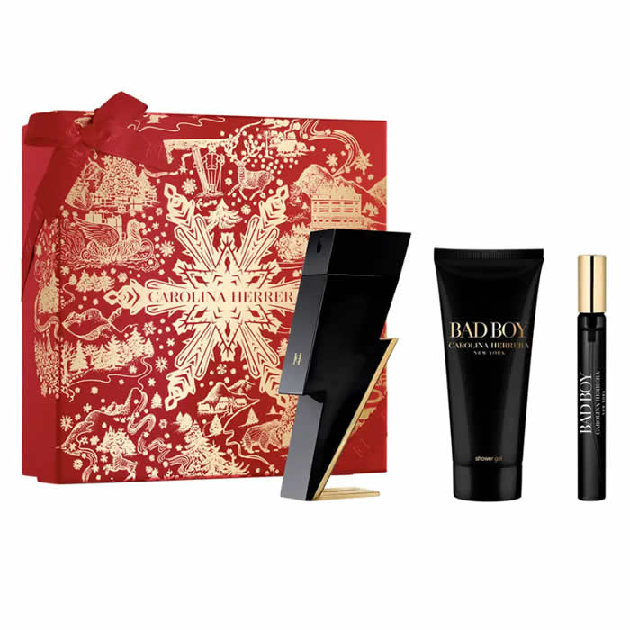 <tc>CAROLINA HERRERA</tc> Coffret 3 pièces Eau de Toilette Vaporisateur Bad Boy 100 ml