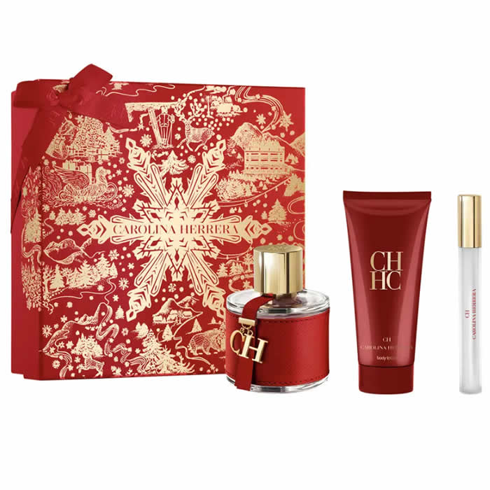 <tc>CAROLINA HERRERA</tc> Coffret 3 pièces Eau de Toilette Spray 100 ml Ch