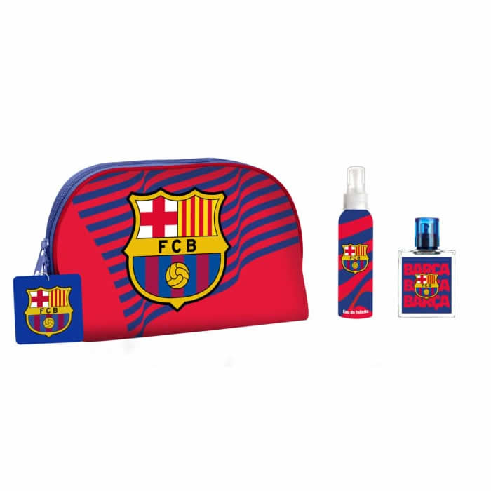 FC Barcelone Eau de Toilette Spray 50 ml Ensemble 3 pièces