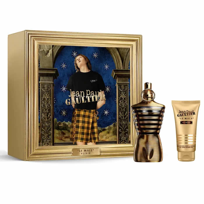 <tc>JEAN PAUL GAULTIER</tc> Le Male Elixir Eau De Parfum Vaporisateur 125 ml Coffret 2 Pièces