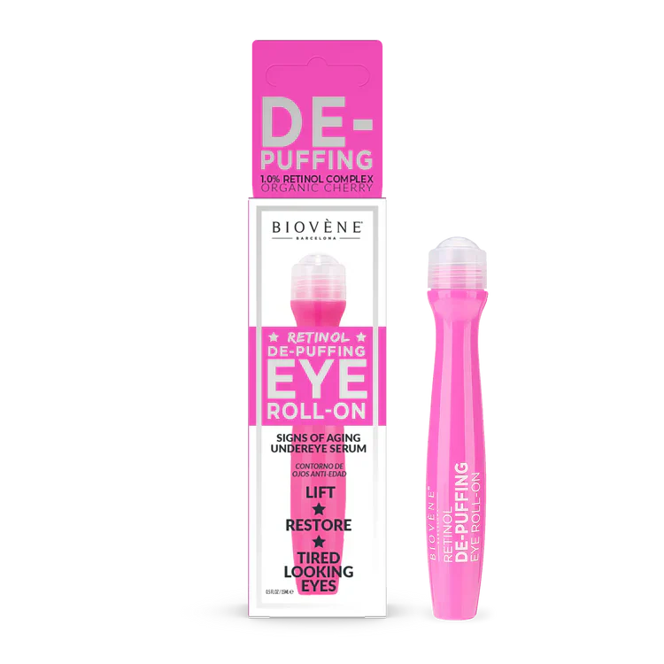 Rouleau d'œil de rétinol avec cerise pour réduire les poches de 15 ml