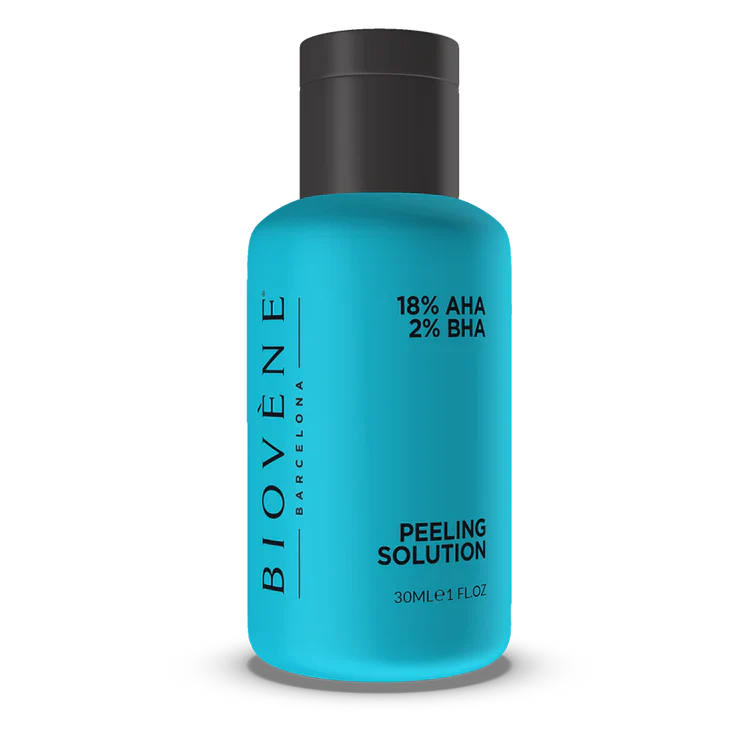 Solution de pelage aha + bha pour le nettoyage en profondeur et le renouvellement de la peau 30 ml