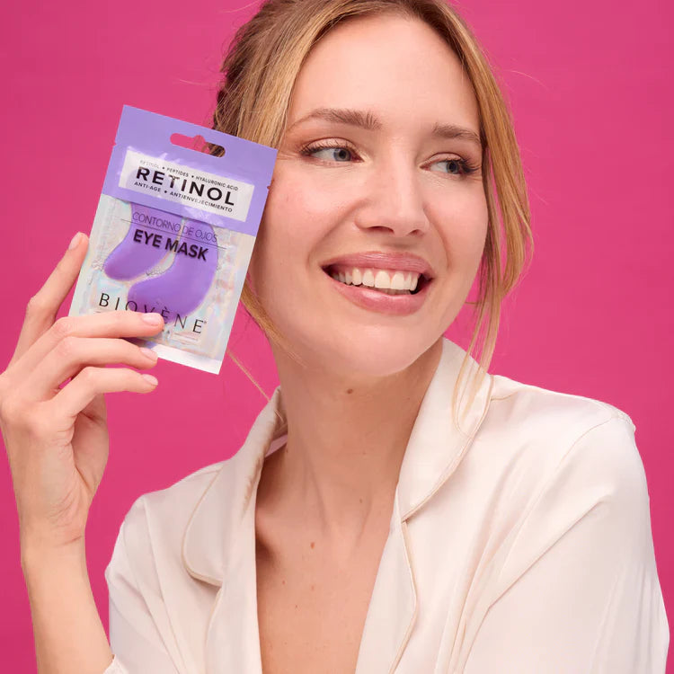Masque oculaire du rétinol avec peptides et acide hyaluronique pour le rajeunissement 1 paire