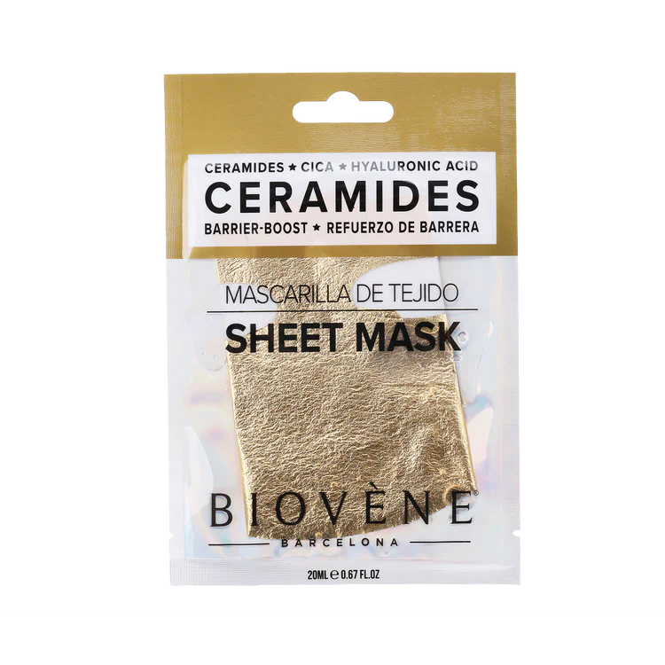 Masque des céramides avec du zinc pour la restauration et l'hydratation de la peau 1 paire
