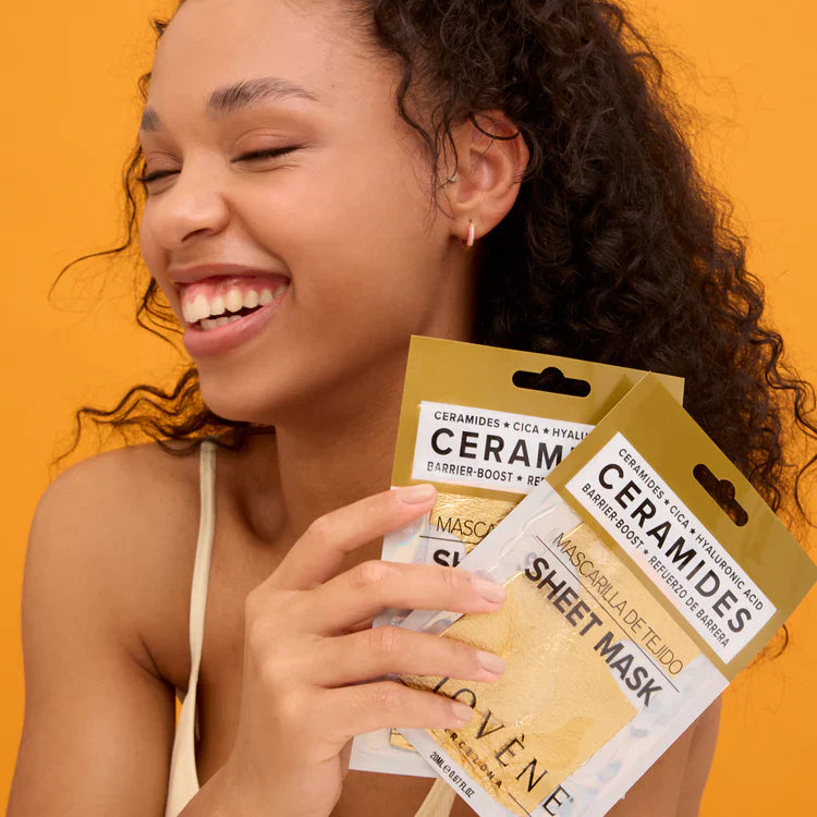 Masque des céramides avec du zinc pour la restauration et l'hydratation de la peau 1 paire