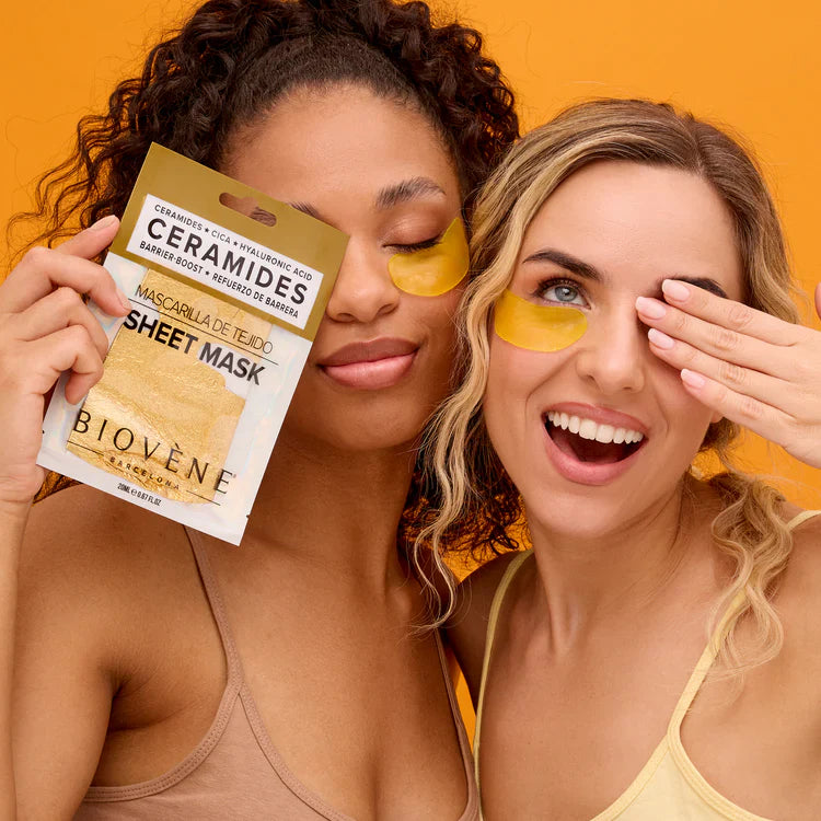 Masque des céramides avec du zinc pour la restauration et l'hydratation de la peau 1 paire