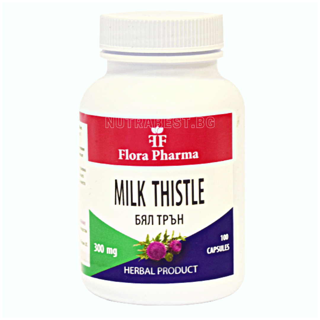 Milk Thistle 900 mg/100 capsules, 33 doses/Flora Farma