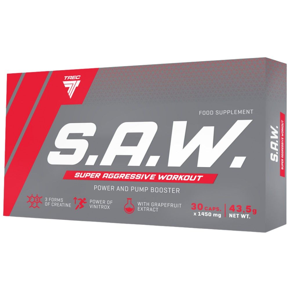 Saw Caps | Super agressive pré-entraînement - 30 capsules