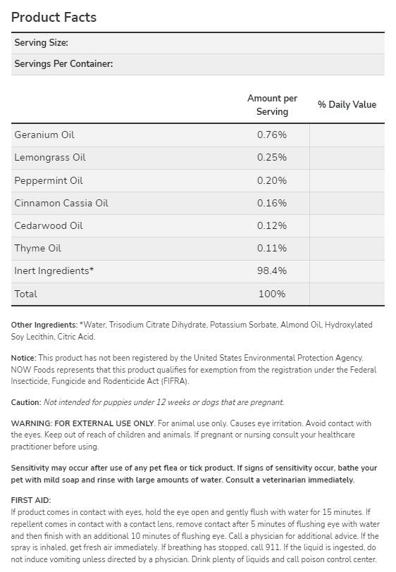 Abléle des puces et des tiques pour chiens - 237 ml