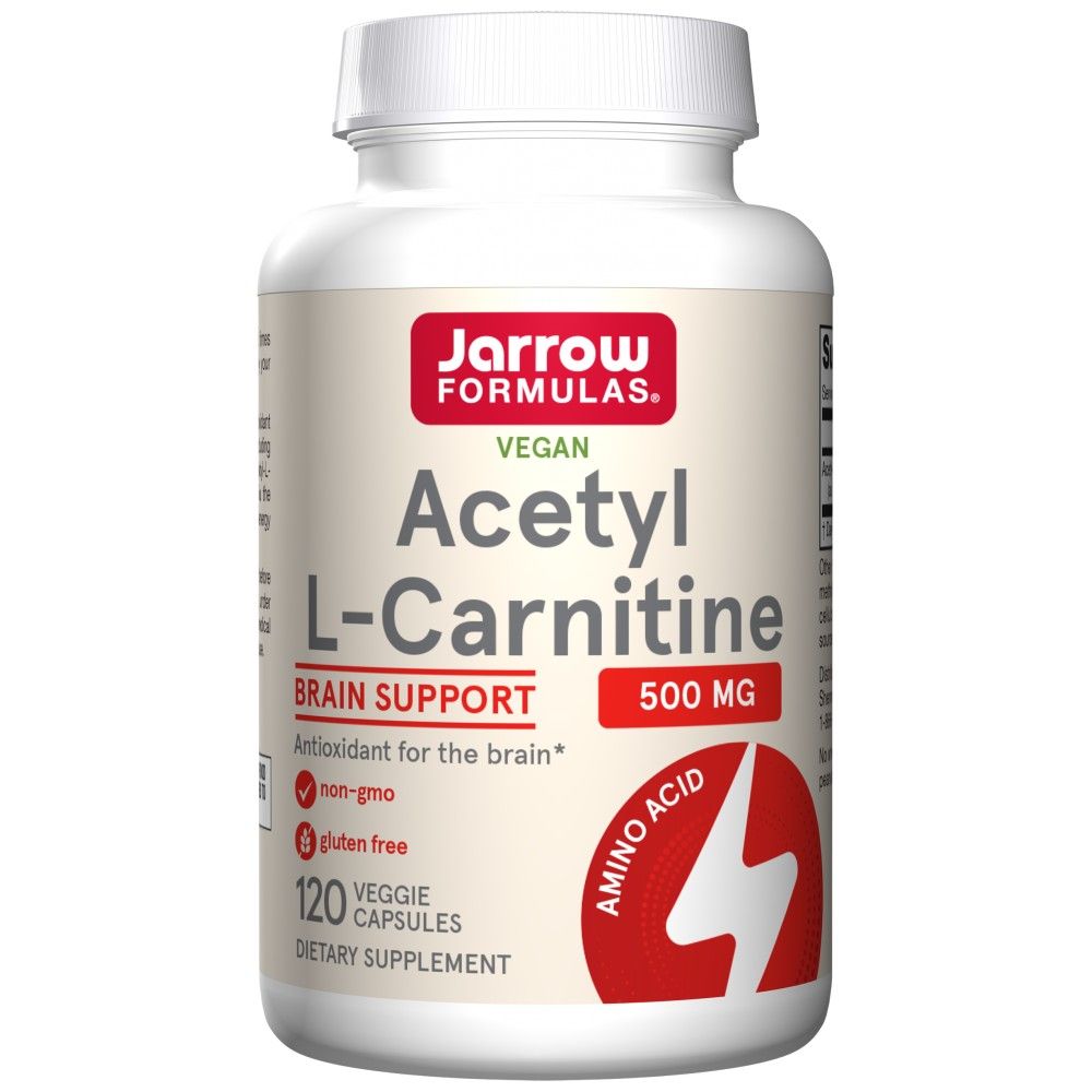 Acétyl L-carnitine 500 mg - 120 capsules