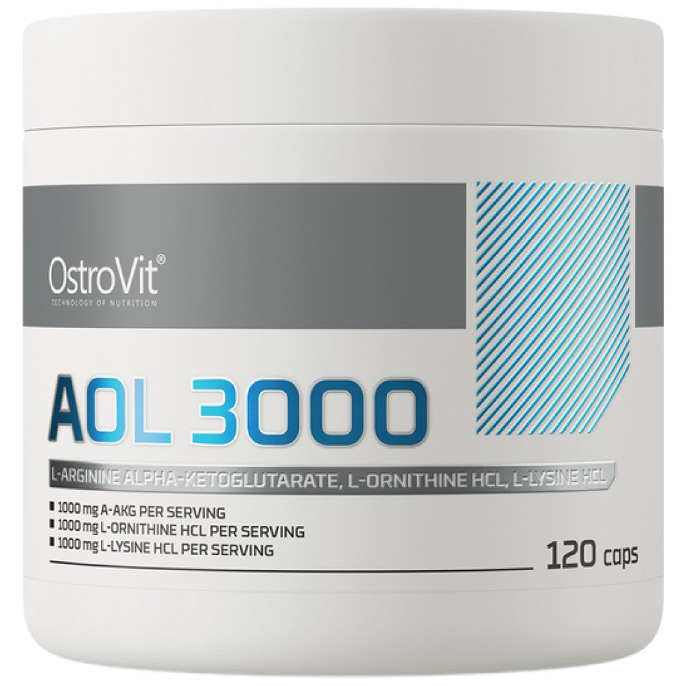 AOL 3000 mg/arginine ornithine lysine 120 capsules