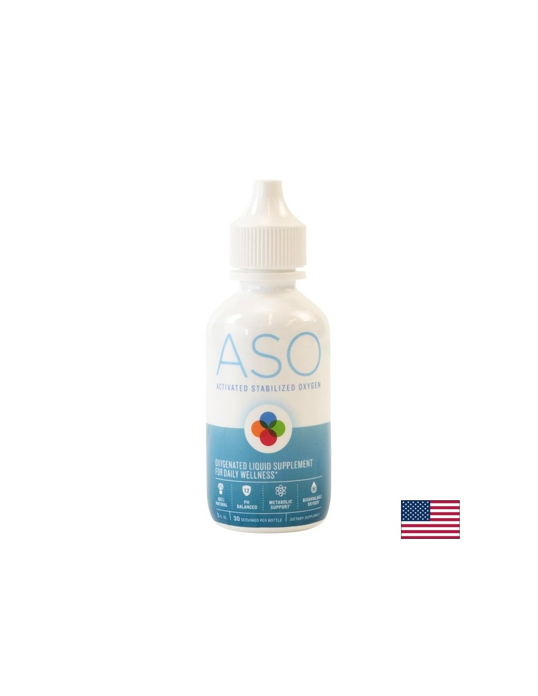 Santé cellulaire - Oxygène stabilisé activé ASO®, 60 ml de gouttes