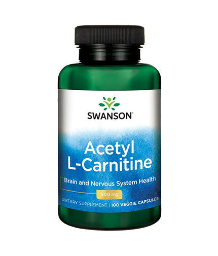 Acétyl L-carnitine 500 mg - 100 capsules