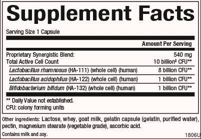 Double résistance à la double résistance à la double force | 10 milliards de cellules actives - 90 capsules