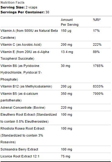 Adrénalcore | avec Ashwagandha - 60 capsules