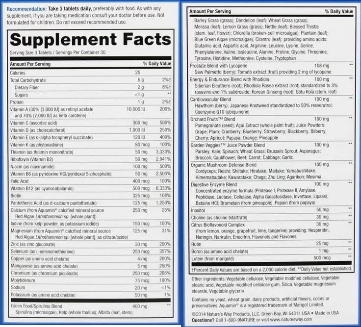 <tc>Alive</tc>! Multivitamines pour hommes - 30 comprimés