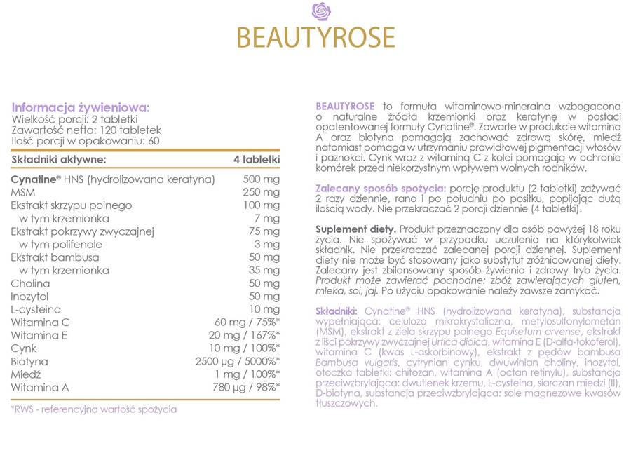 Alldeynn | Beautyrose - 120 comprimés
