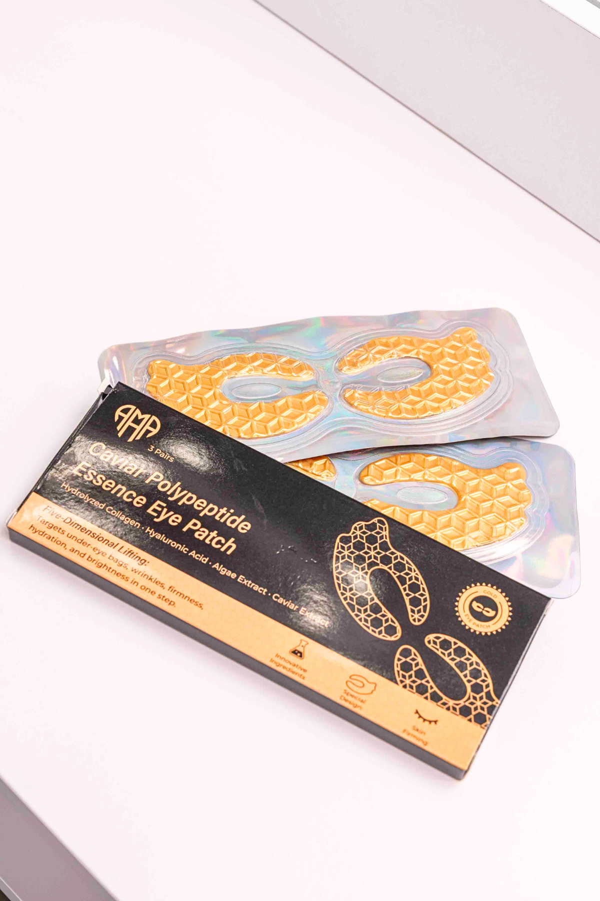 Caviar Polypeptide Essence Patch - Collagène intensif et soins d'hydratation (3 PC)