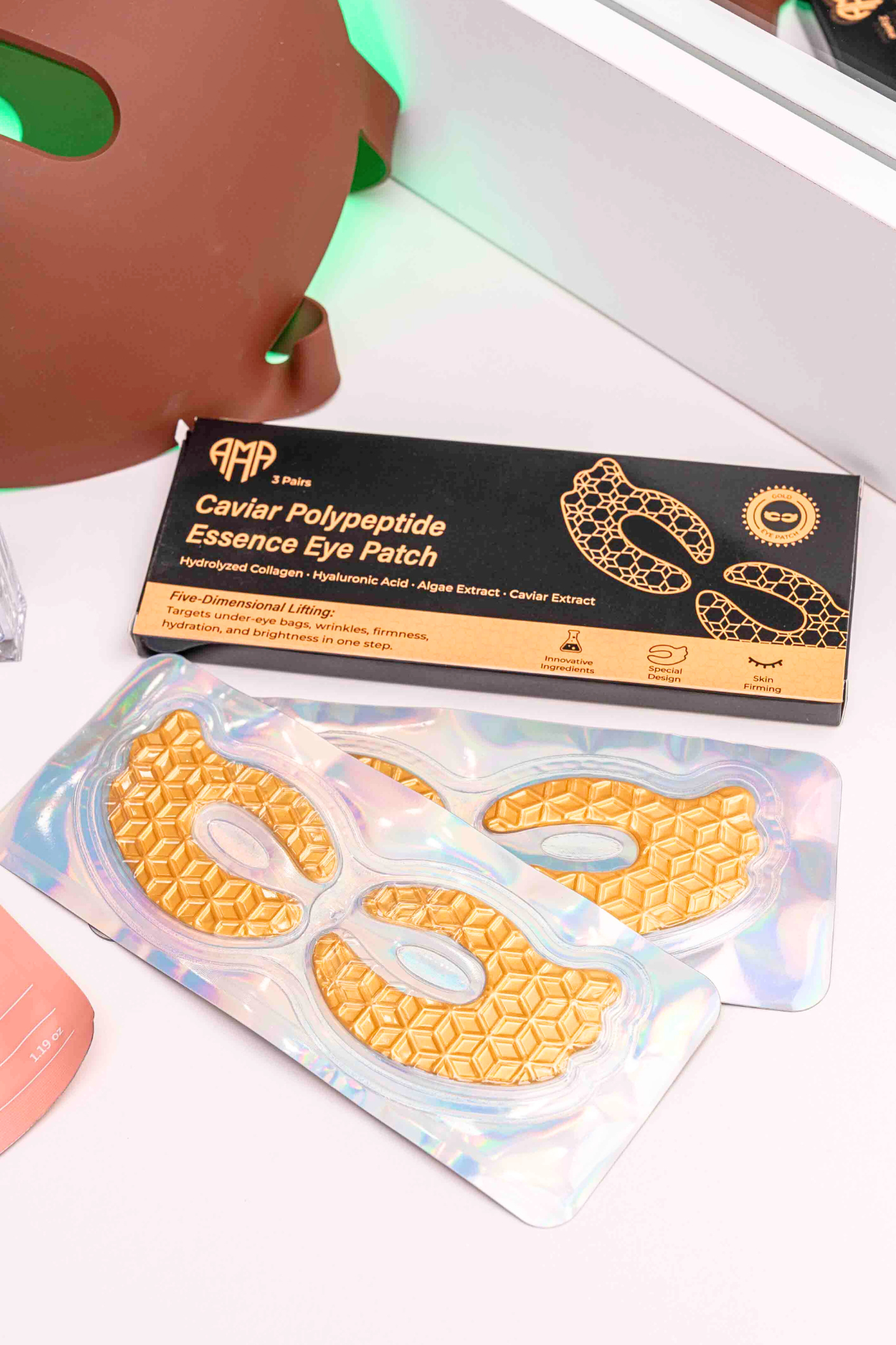 Caviar Polypeptide Essence Patch - Collagène intensif et soins d'hydratation (3 PC)