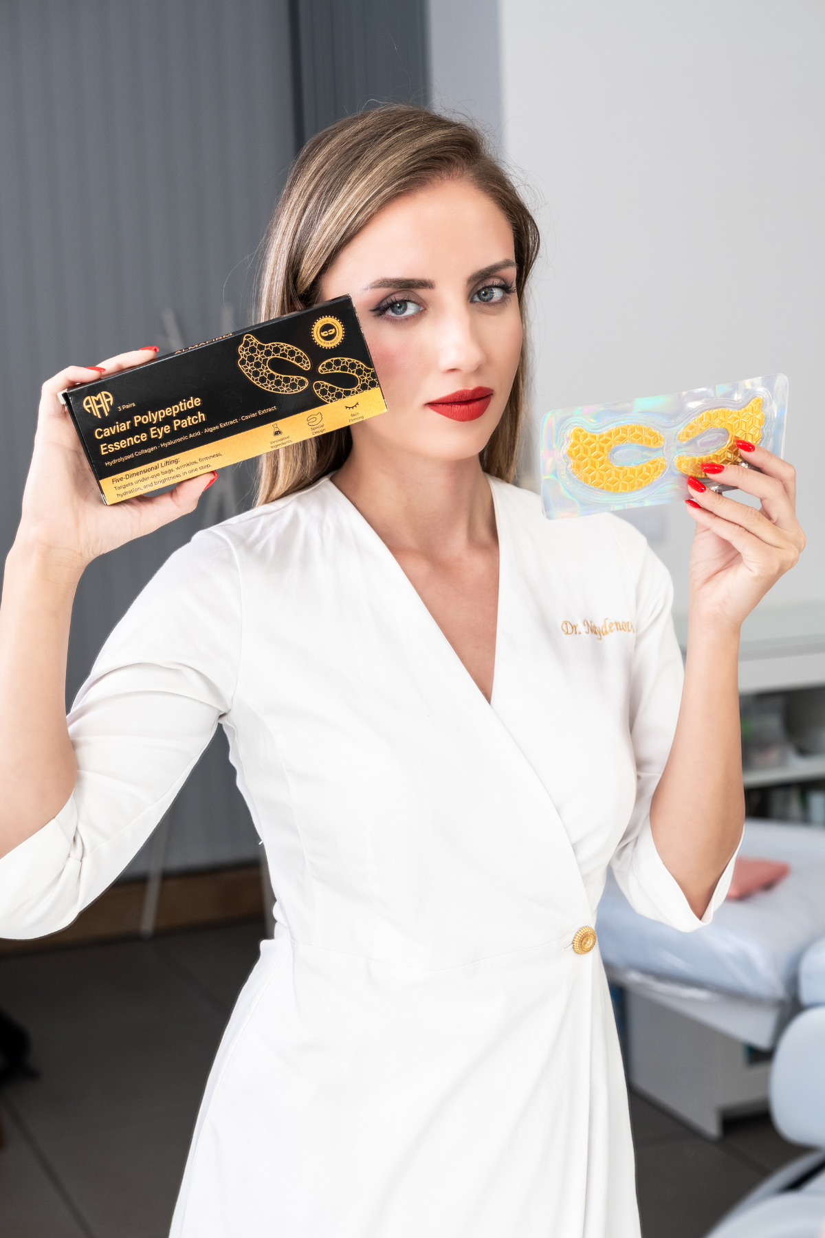 Caviar Polypeptide Essence Patch - Collagène intensif et soins d'hydratation (3 PC)