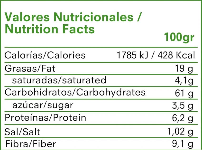 Cookies américains | Faible sucre - 45 grammes