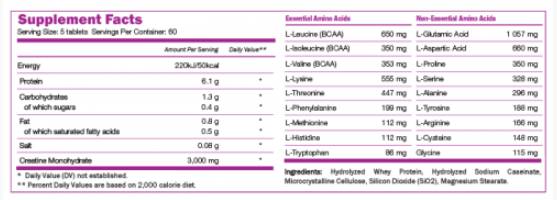 Tablettes amino 6000 300
