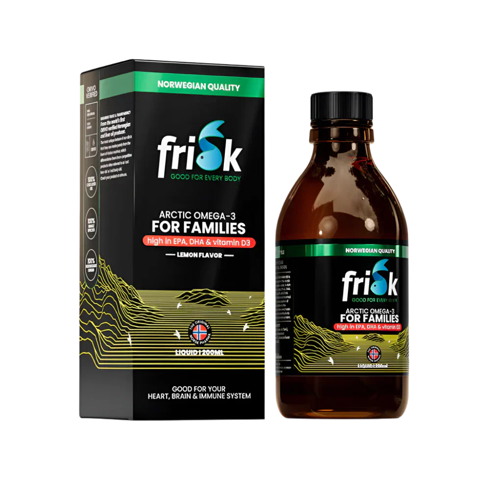Liquide de l'Arctique - Omega-3 liquide - Flavour du citron/100% morue sauvage de la Norvège - 200 ml
