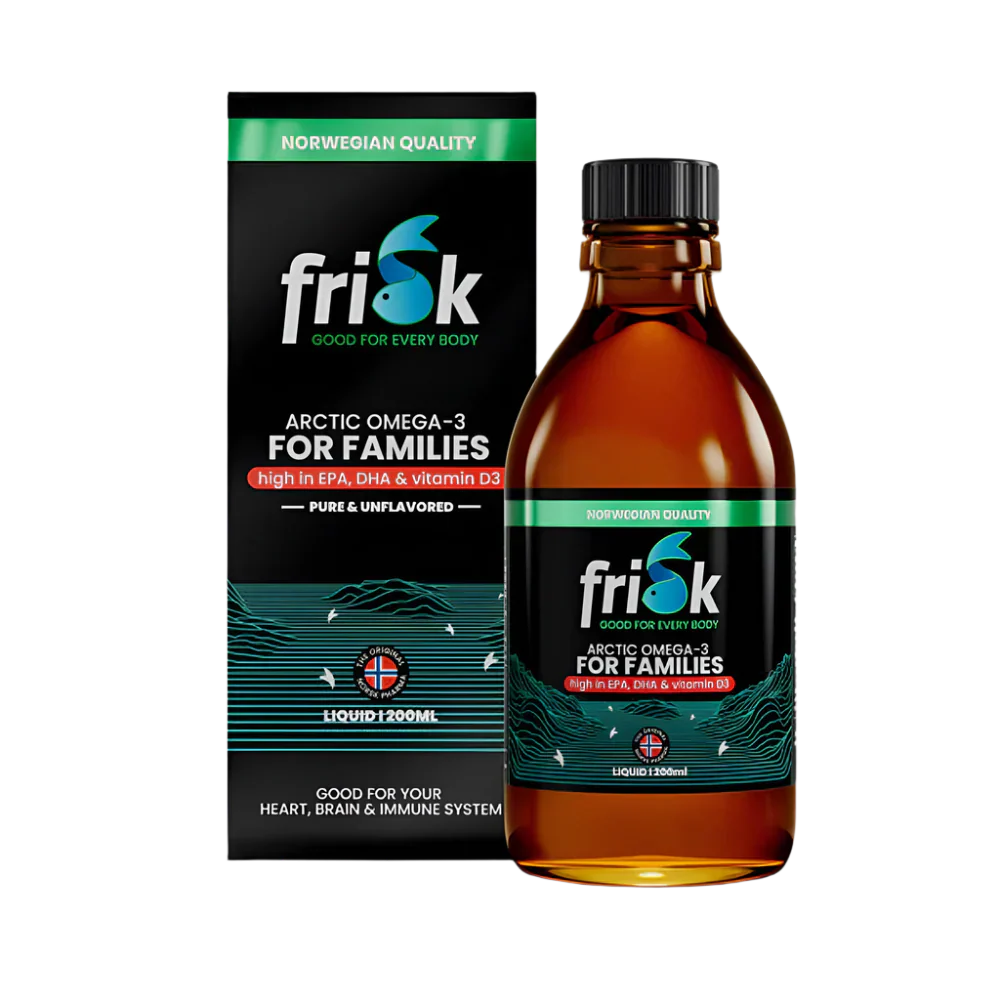 Liquide de l'Arctique - Omega-3 liquide - Flavour naturel/100% morue sauvage de la Norvège - 200 ml