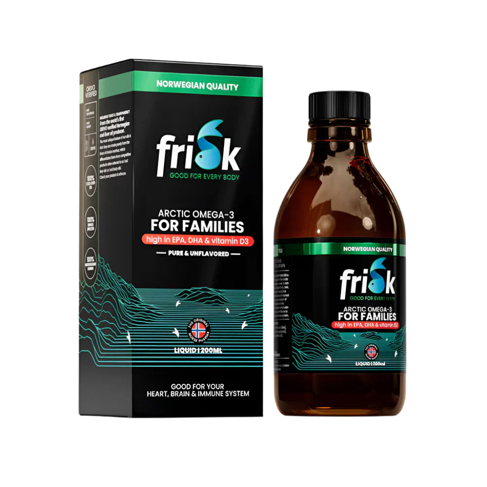 Liquide de l'Arctique - Omega-3 liquide - Flavour naturel/100% morue sauvage de la Norvège - 200 ml