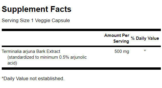 Arjuna 500 mg - 60 capsules
