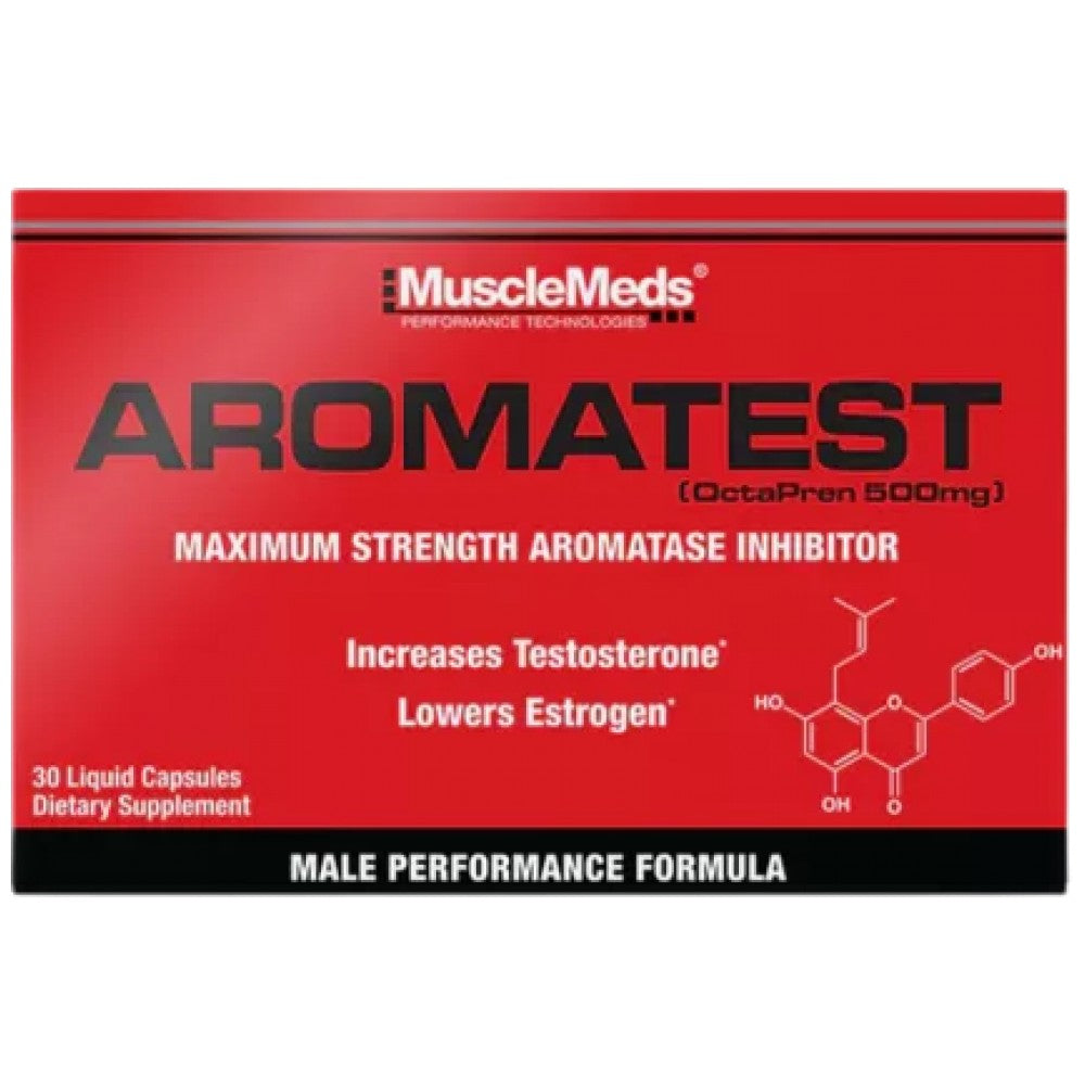 Aromatest - Octapren 500 mg | Inhibiteur aromatase de résistance maximale - 30 capsules de gel