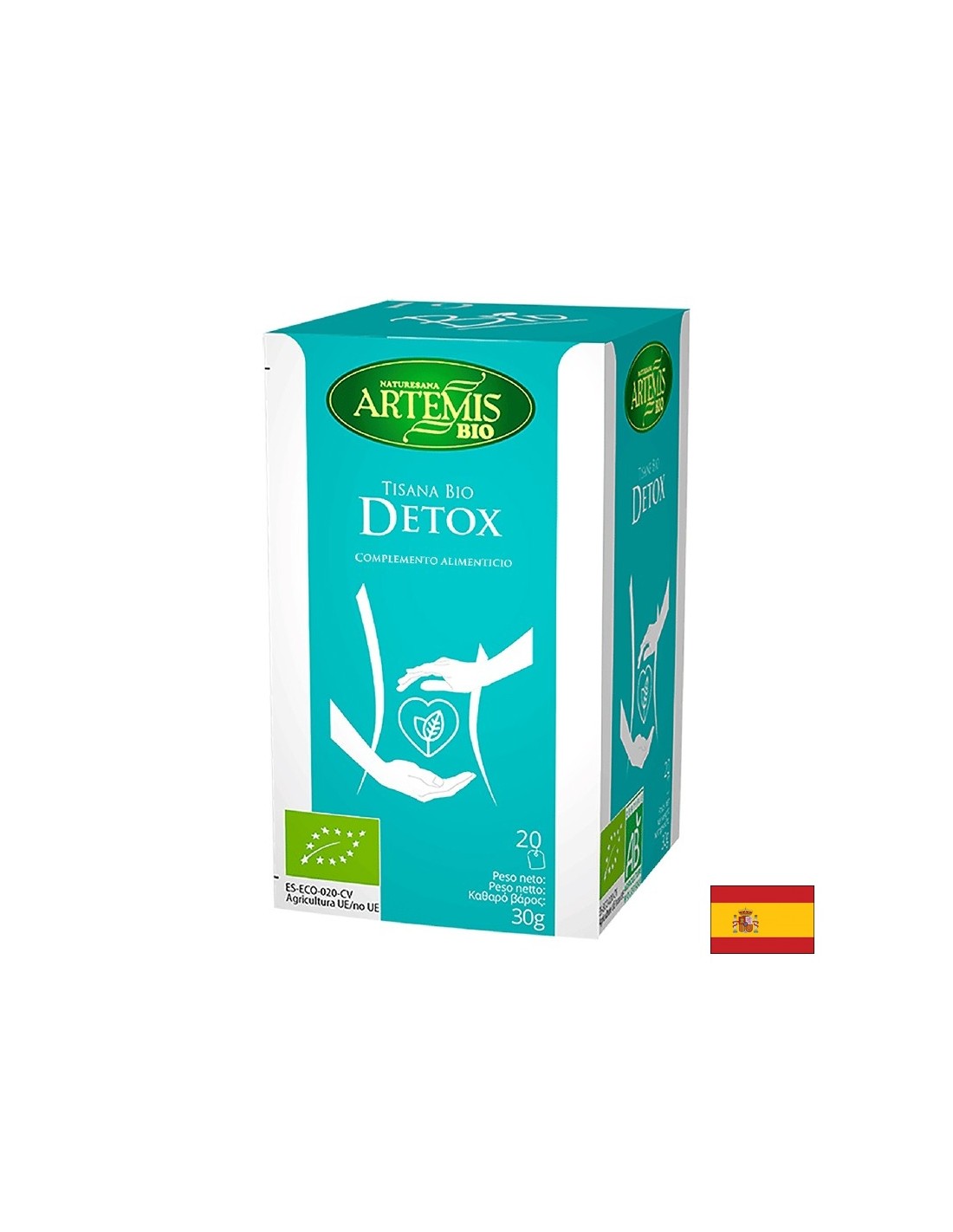 Bio de désintoxication du thé - Artemis, 20 sacs filtrants
