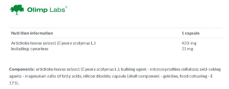 Premium d'artichauts - 30 capsules