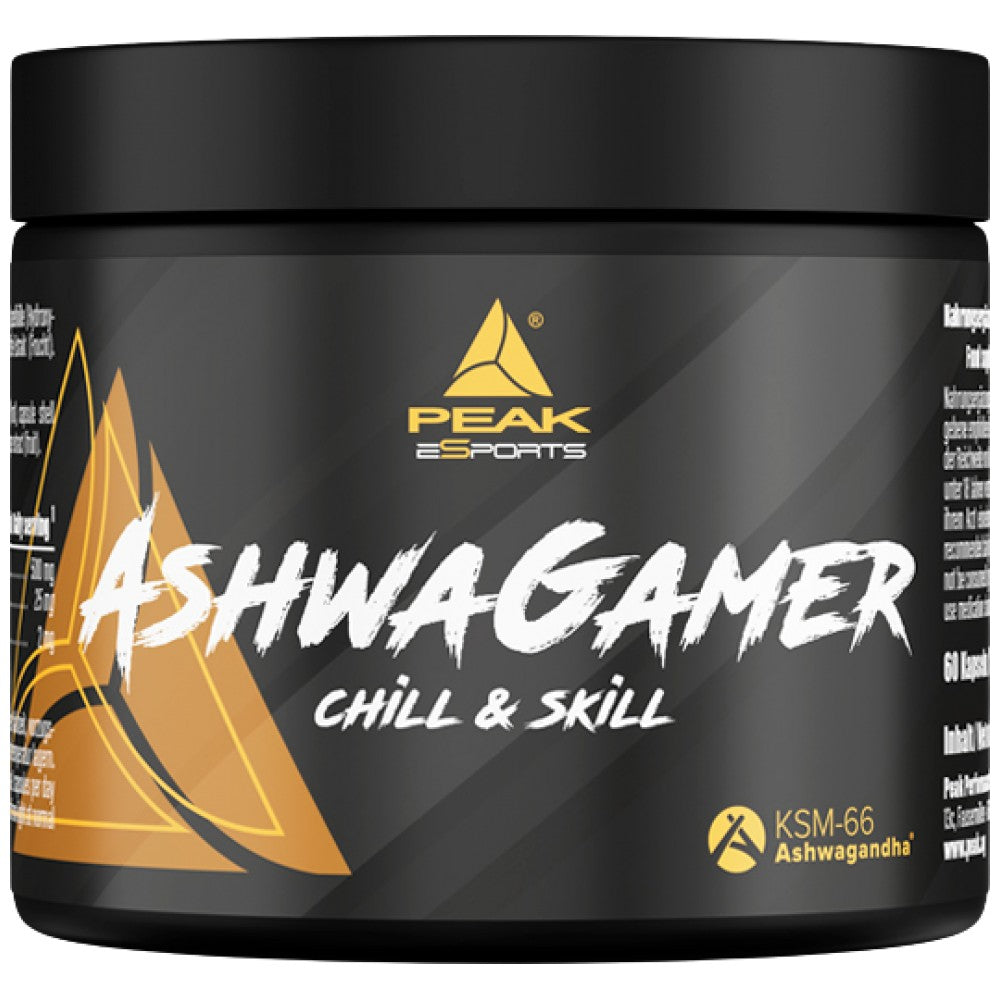 Ashwagamer | avec 500 mg Ashwagandha KSM-66® - 60 capsules