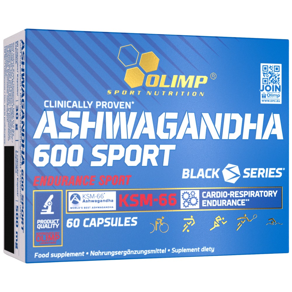Ashwagandha 600 Sport | KSM-66 - 60 capsules