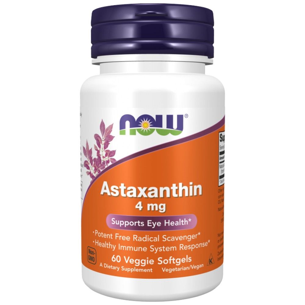 Astaxanthine 4 mg - 60 capsules de gel