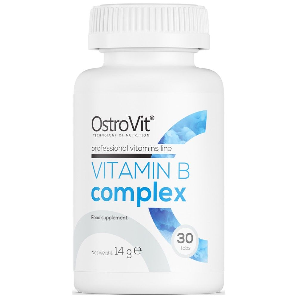 Complexe de vitamine B + C & E - 30 comprimés