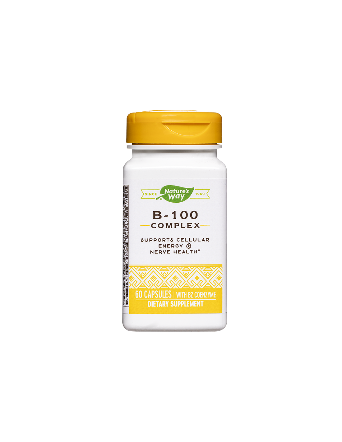 Complexe B-100 - complexe de vitamine B 100, 60 capsules de la nature