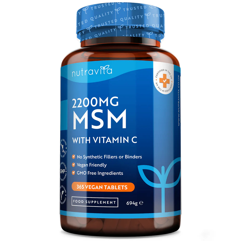 MSM 2200 mg (os et articulations) - 365 comprimés