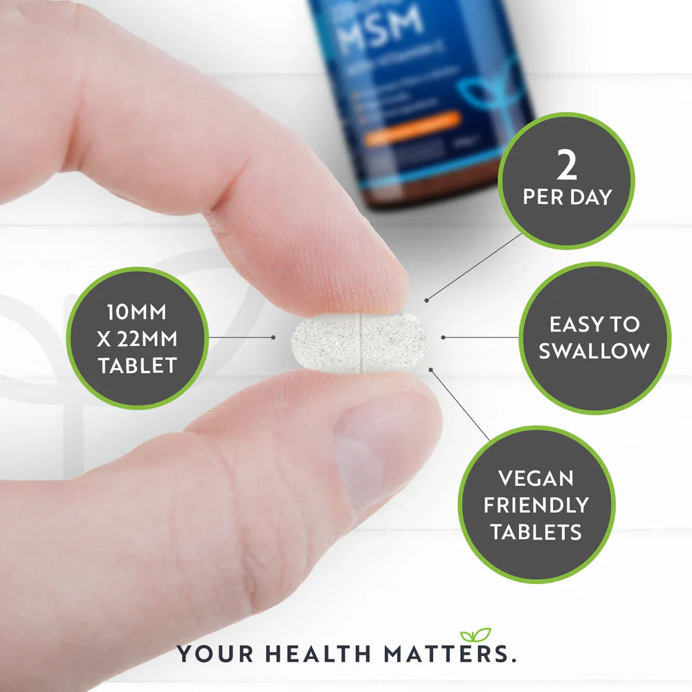 MSM 2200 mg (os et articulations) - 365 comprimés